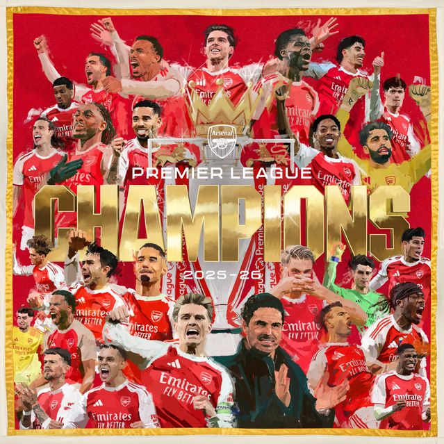 Kuzey Londra'nın Rüyası Gerçek Oldu: Arsenal, Yirmi İ İki Yıllık Bekleyişin Ardından Premier Lig Şampiyonu