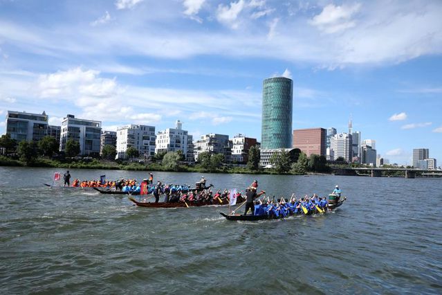 Frankfurt'ta 3. Ejderha Teknesi Festivali