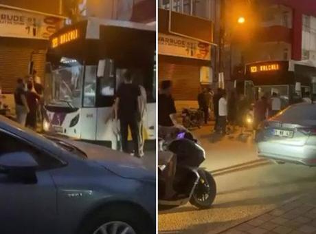 Yer: Adana! 10 kişilik grup yolcu otobüsü şoförüne saldırdı