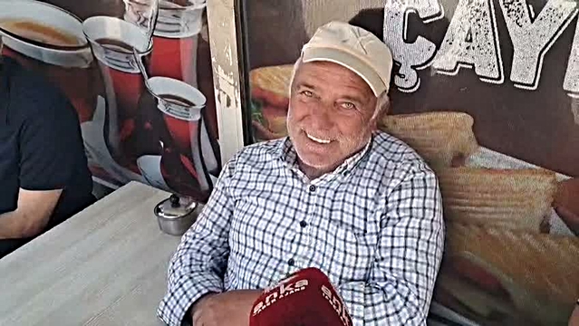 Emekli Tatar Artvin Kemalpaşa'da 23 bin 500 lira maaşla 200 liralık üzümden yakındı.
