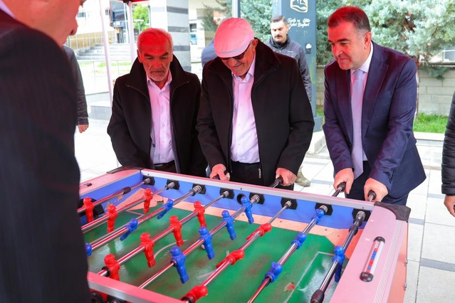 Bayburt'ta Dünya Yaşlılar Günü yürüyüşü Saray Bahçesi'nde spor etkinlikleriyle sürdü